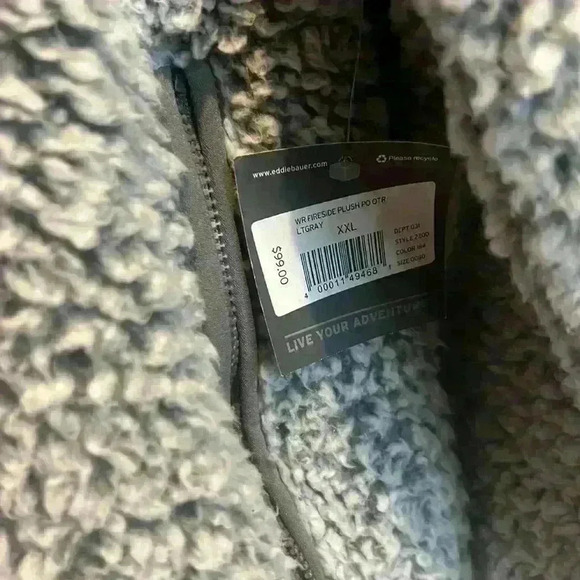 Eddie Bauer quarter zip hoodie jacket size 2XL (NWT) - Picture 4 of 6